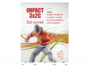 3x2 Curved Impact Pop-up