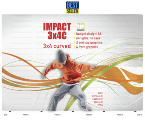 Impact Pop-up Curved Popup Stand