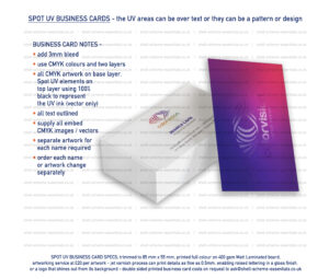 Spot UV Business Cards