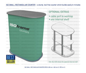 ISO Frame Small Rectangular Exhibition Counter