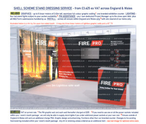 Shell Scheme Stand Branding Service