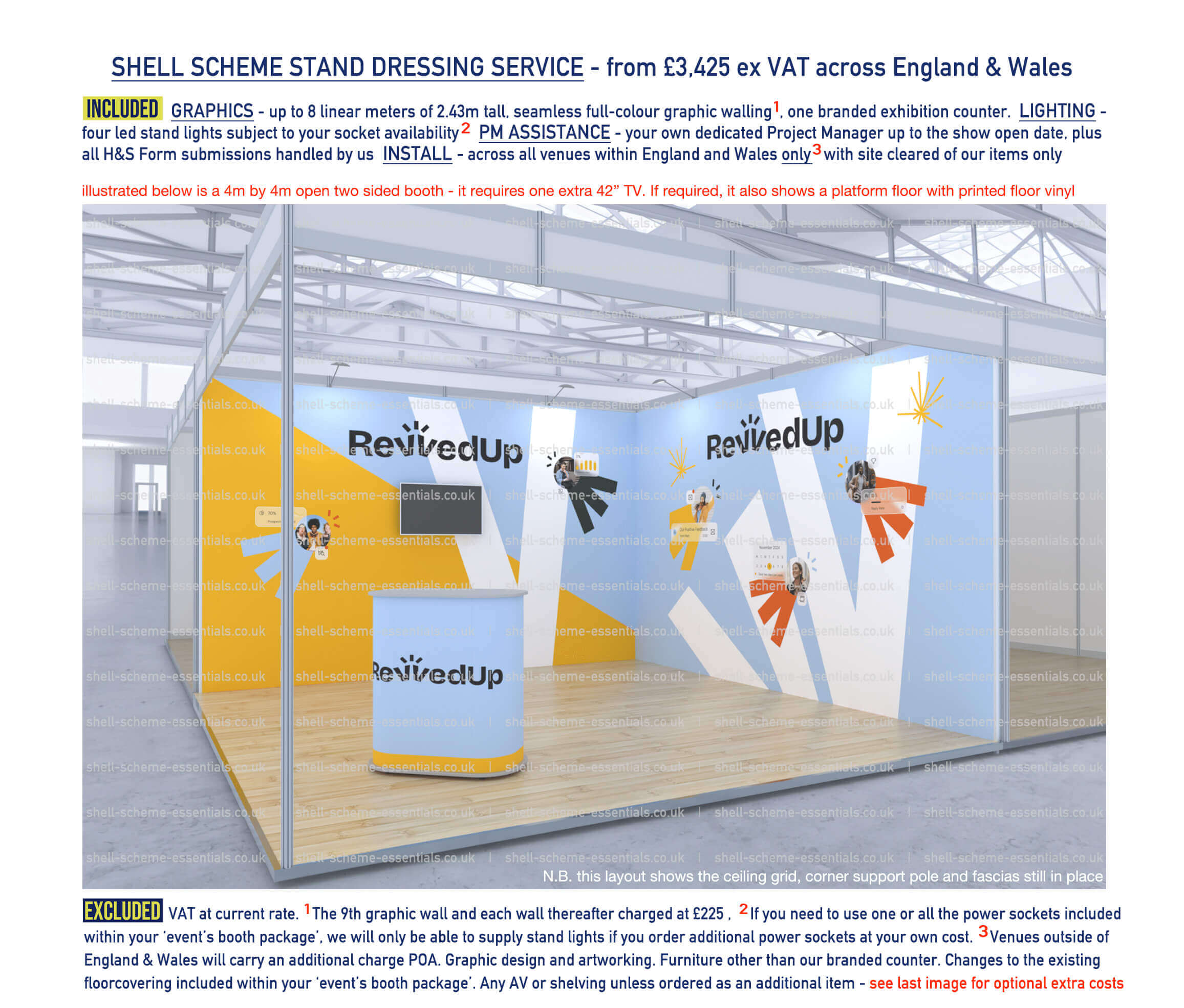 Shell Scheme Stand Branding