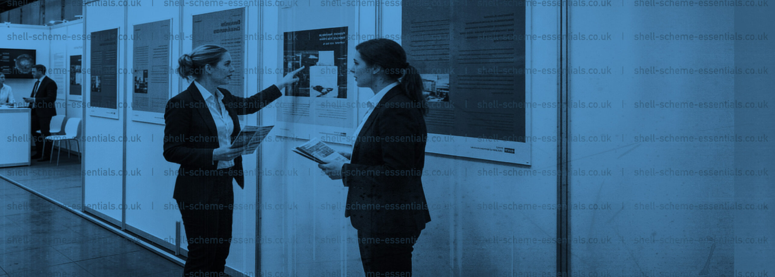 Shell Scheme Stand Graphics and Portable Displays