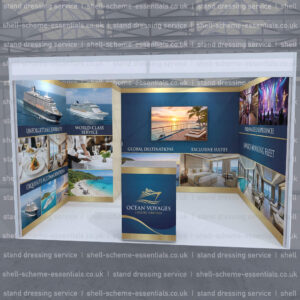 Shell Scheme Stand Branding Service